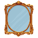 Brass-Framed Mirror, from The Emerald Frontier